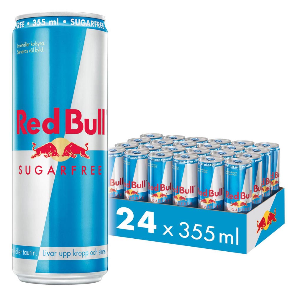 24 x Red Bull Energidryck Sockerfri 355 ml