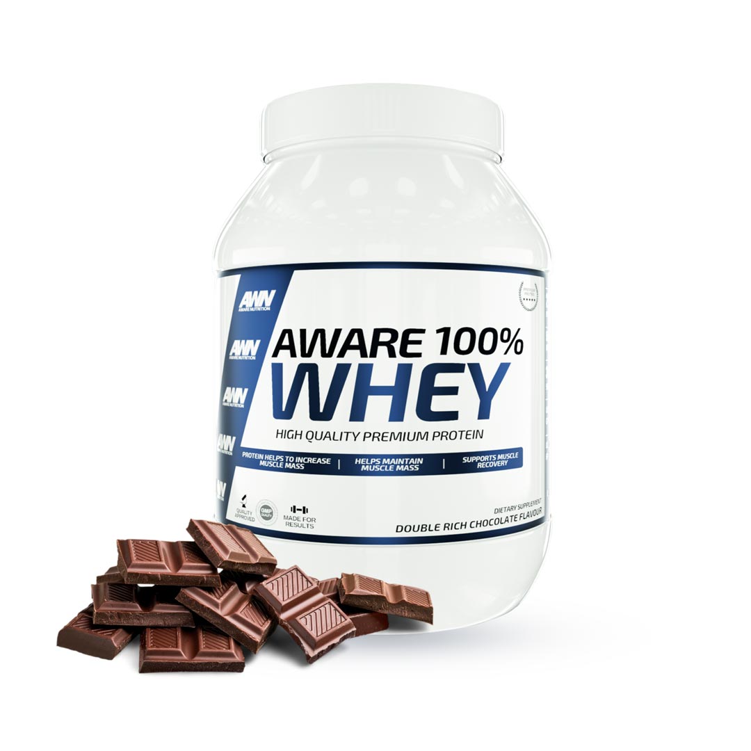 Aware Nutrition 100% Whey 900 G Double Rich Chocolate