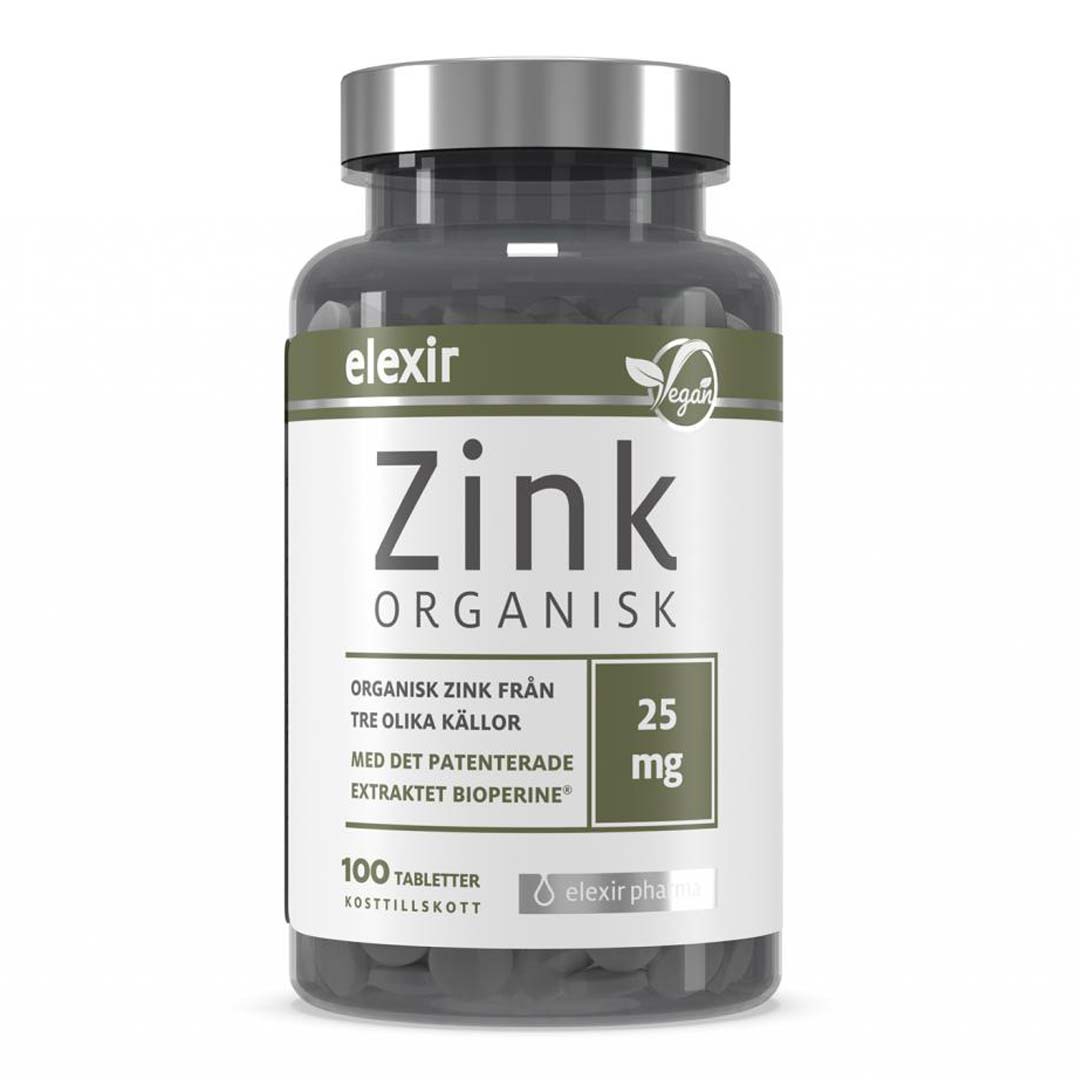 Elexir Pharma Organic Zink 100 tabs