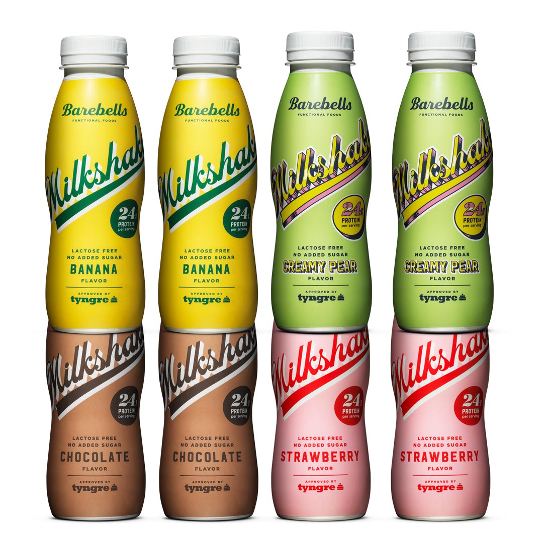 8 x Barebells Milkshake, 330 ml, Honey Melon Prisgaranti & Fri retur