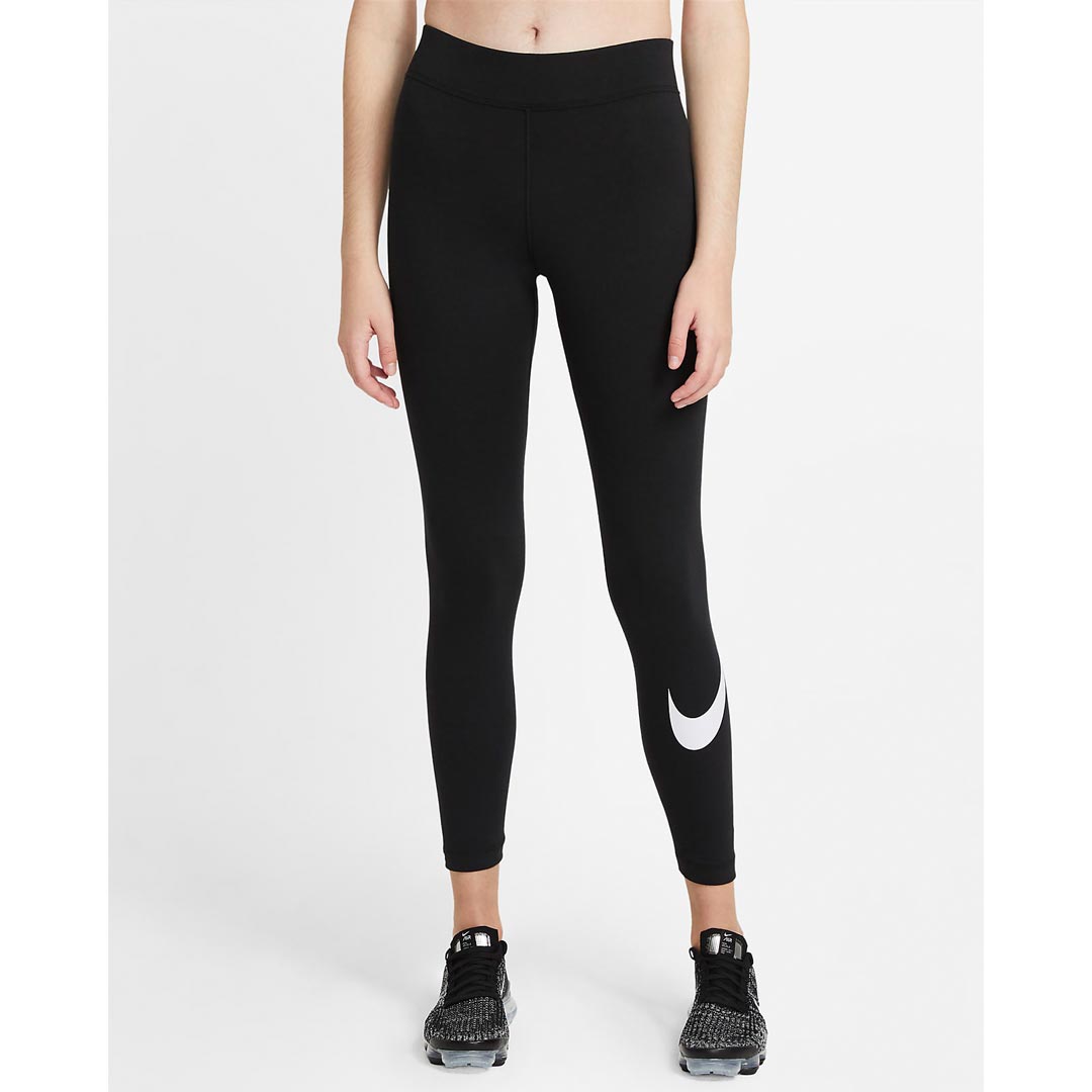 Nike Sportswear Essential Swoosh Leggings Black