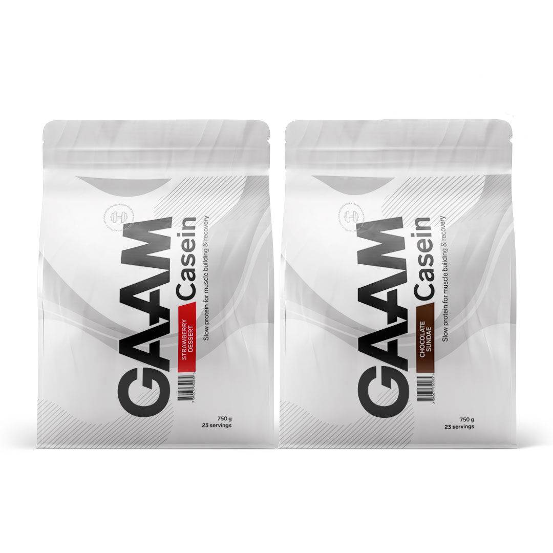 2 x GAAM 100% Casein Premium 750 g