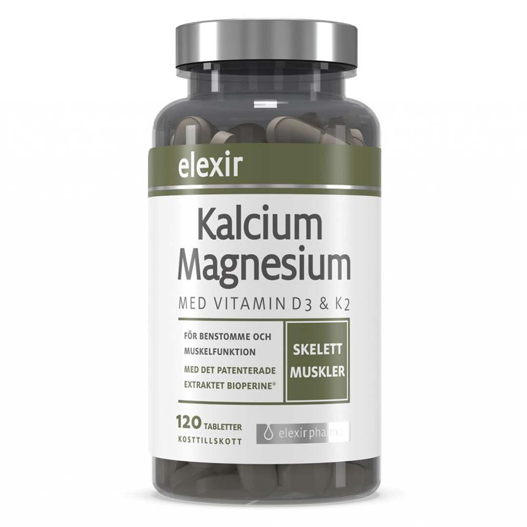 Elexir Pharma Kalcium & Magnesium, 120 Tabs