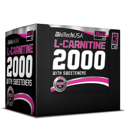 20 x BioTechUSA L-Carnitine 2000 25 ml