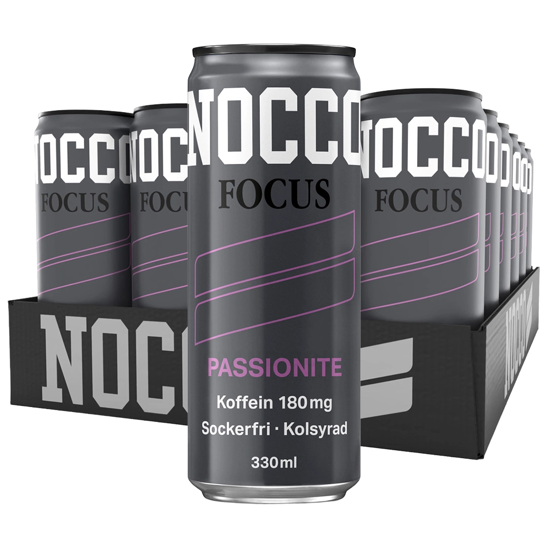24 x NOCCO Focus 330 ml Passionite