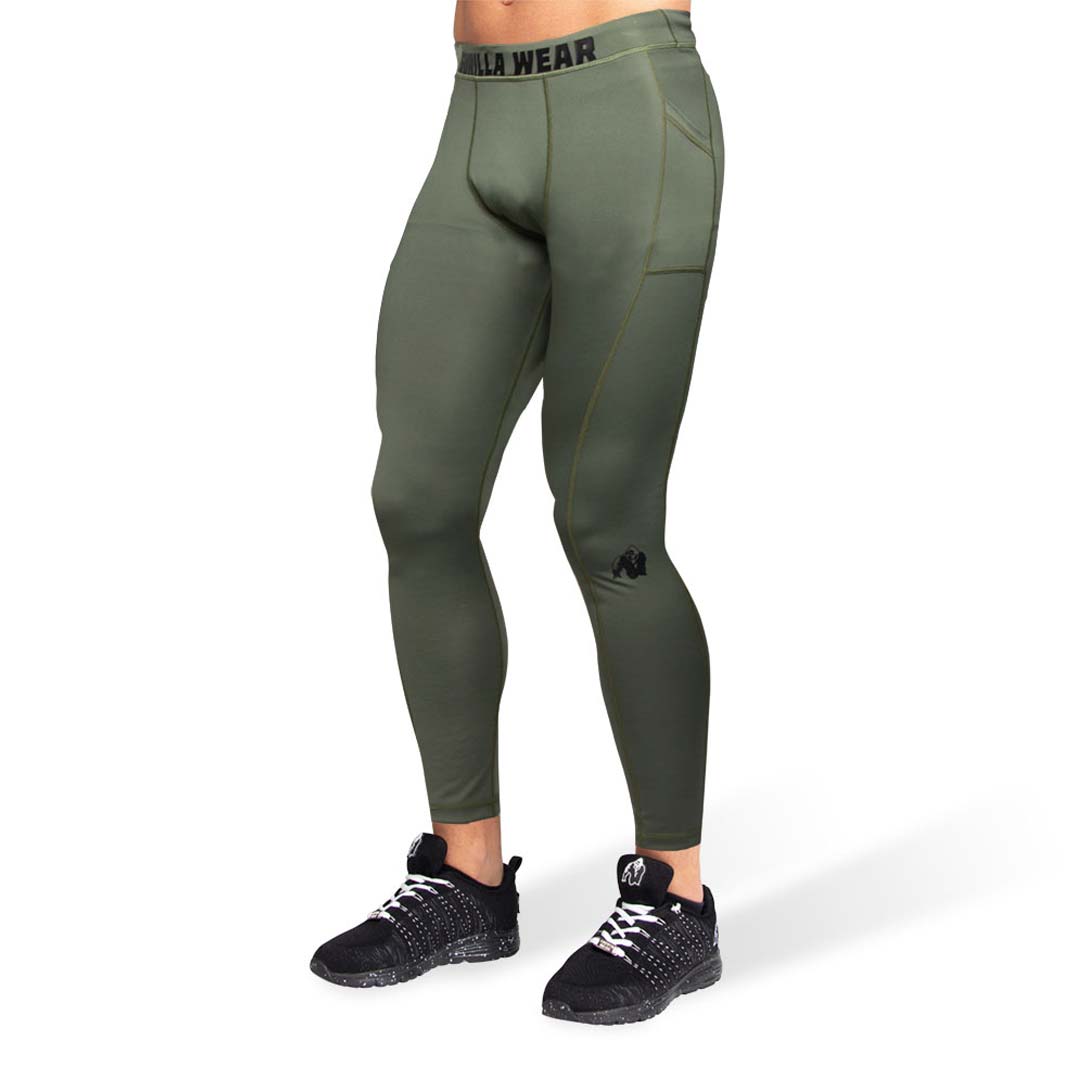 Gorilla Wear Smart Tights Army Green