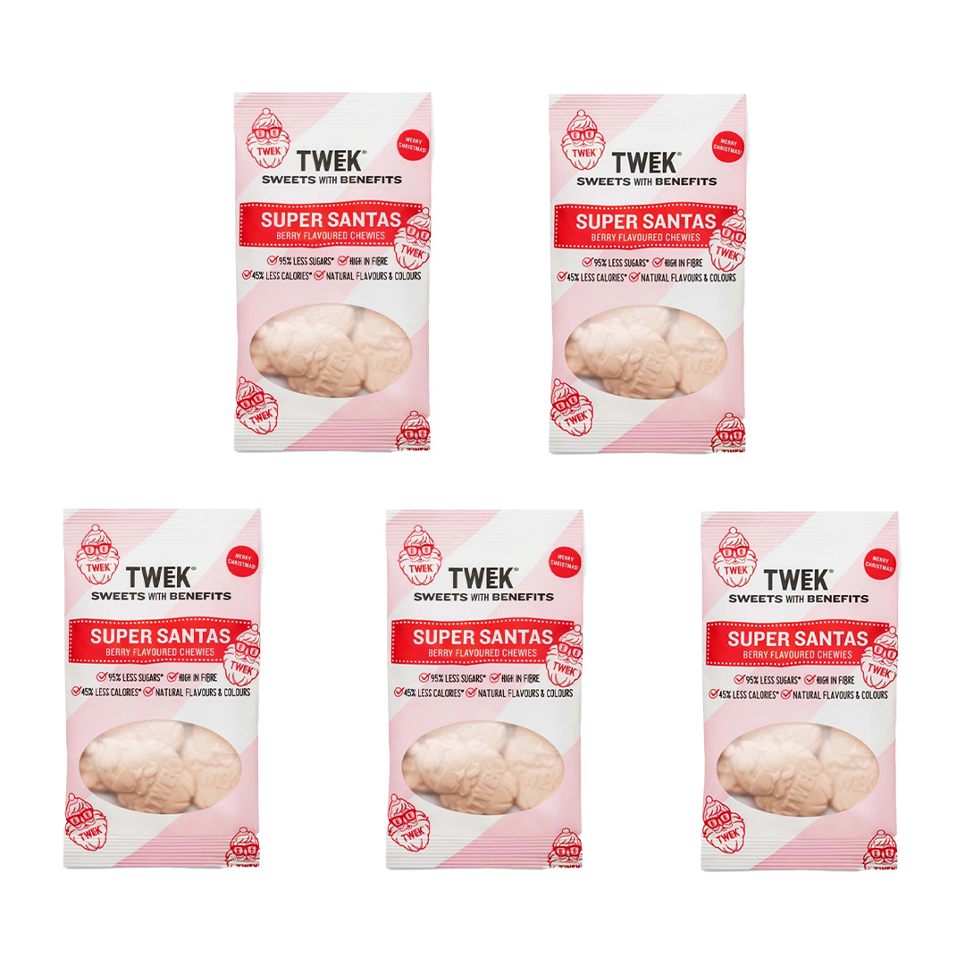 5 x Tweek Sweets Super Santas 100 g