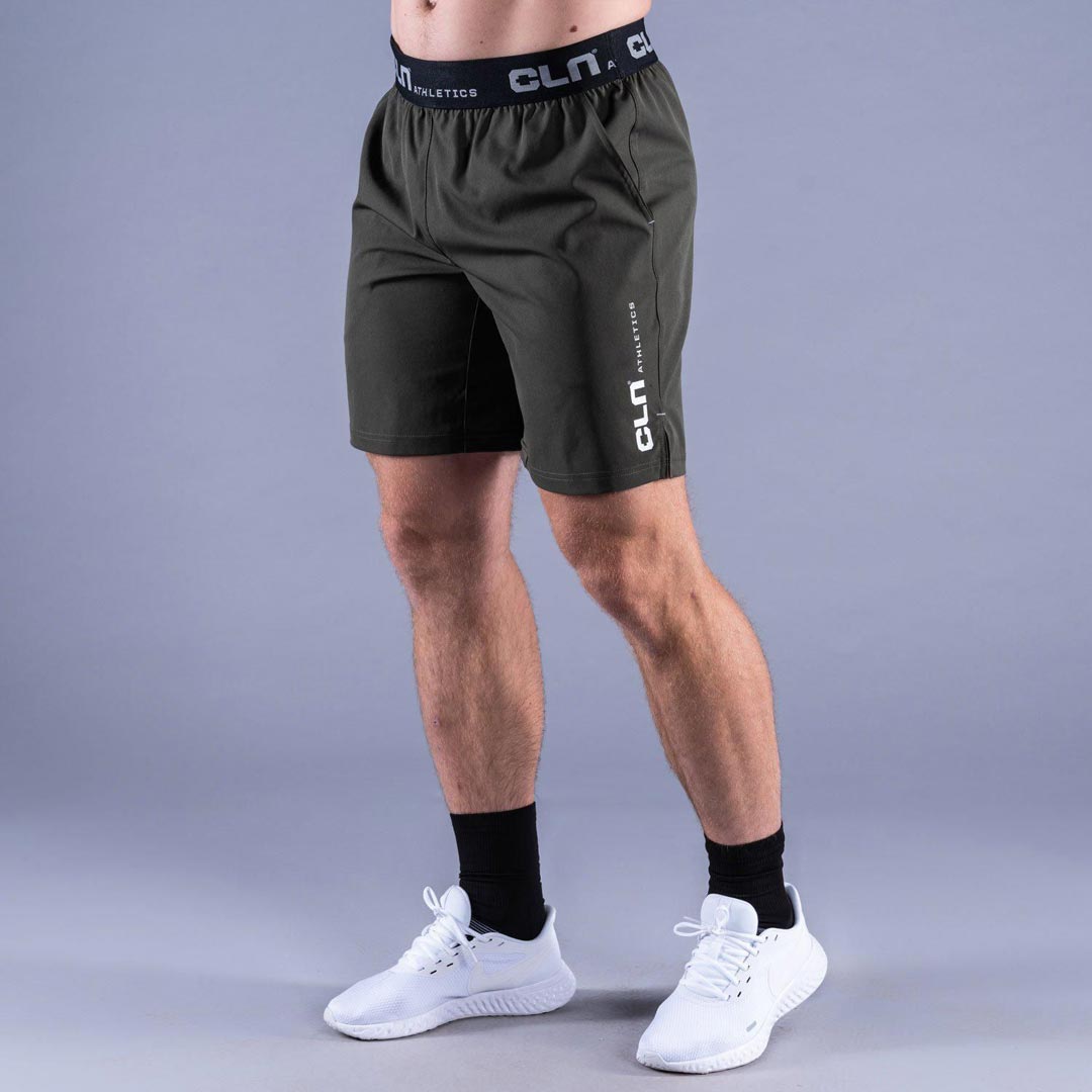 CLN Dino Stretch Shorts Forrest Green