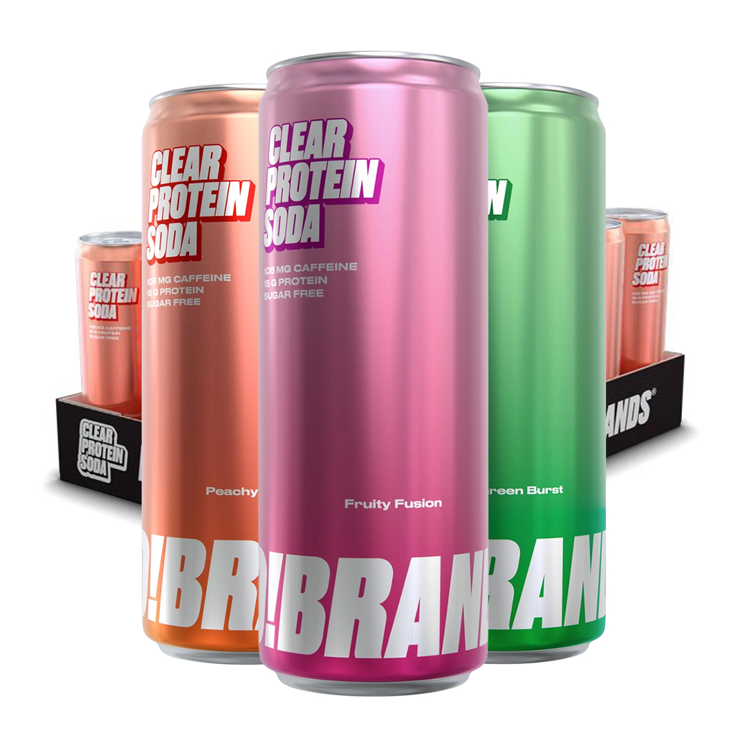 24 x Pro Brands Clear Protein Soda 330 ml Mixflak
