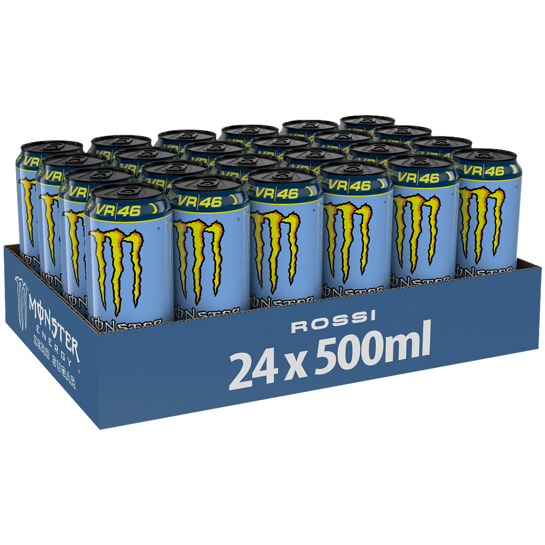 24 x Monster Energy 500 ml VR46 Zero Sugar