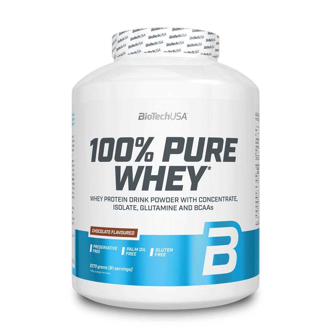 BioTechUSA 100% Pure Whey 2.27 kg Vassleprotein