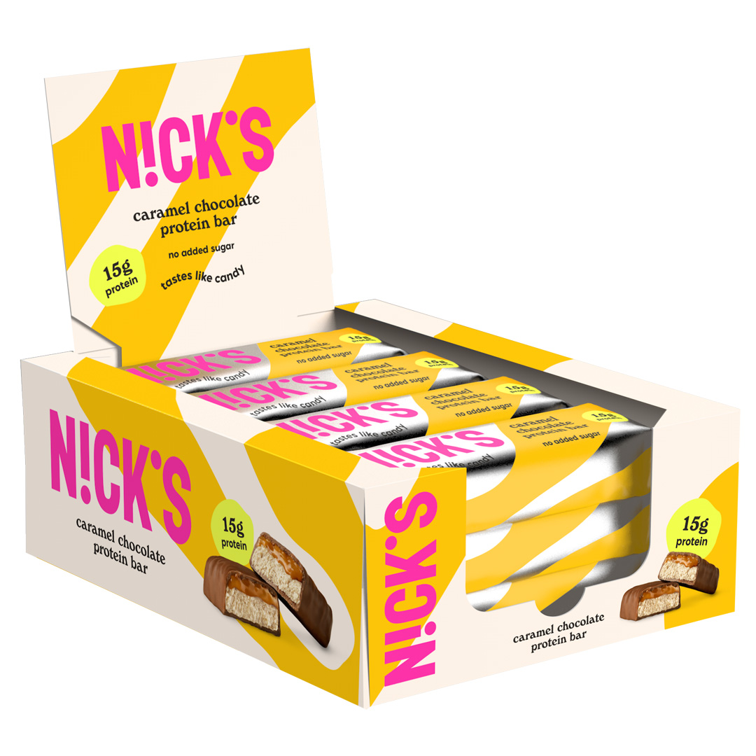 12 x NICKS Soft bar 50 g Caramel Chocolate