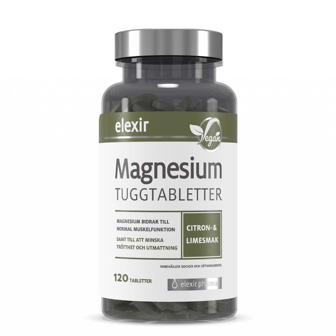 Elexir Pharma Magnesium Tuggtabletter 120 tabs