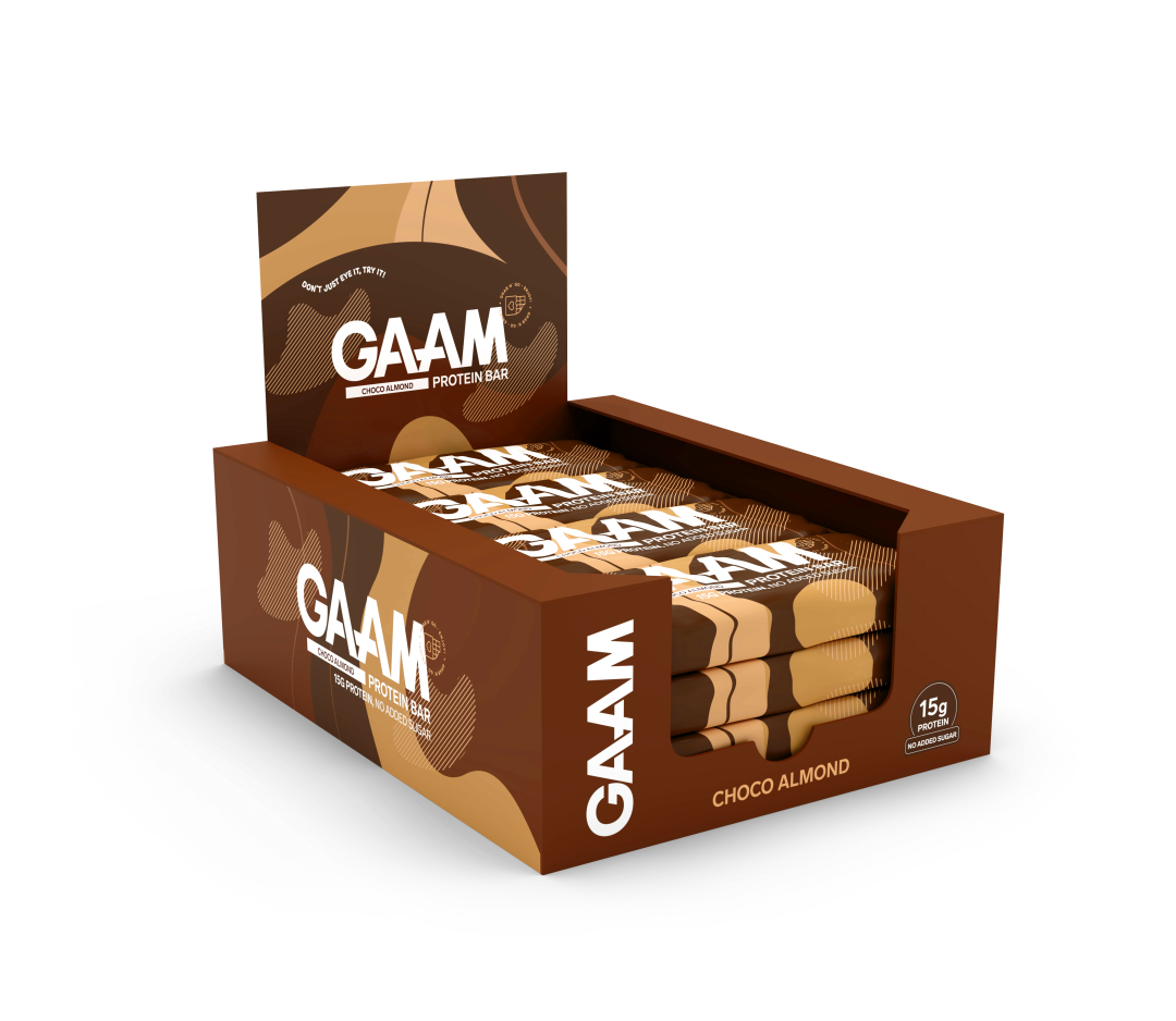 12 x GAAM Protein bar 55 g Hazelnut & Nougat