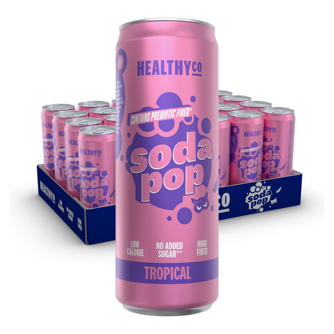 24 x HealthyCo Soda Pop 330 ml