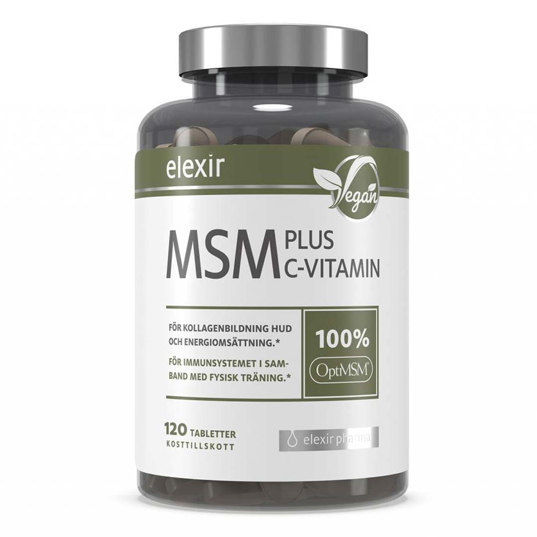 Elexir Pharma MSM + C Vitamin 120 tabs