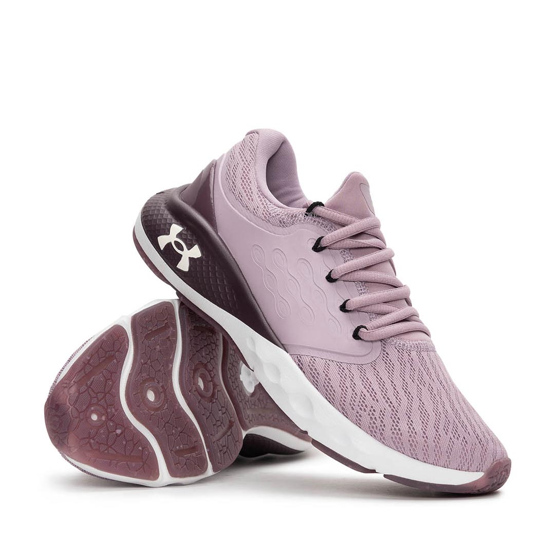 Under Armour Womens UA Charged Vantage Running Shoes Mauve Pink