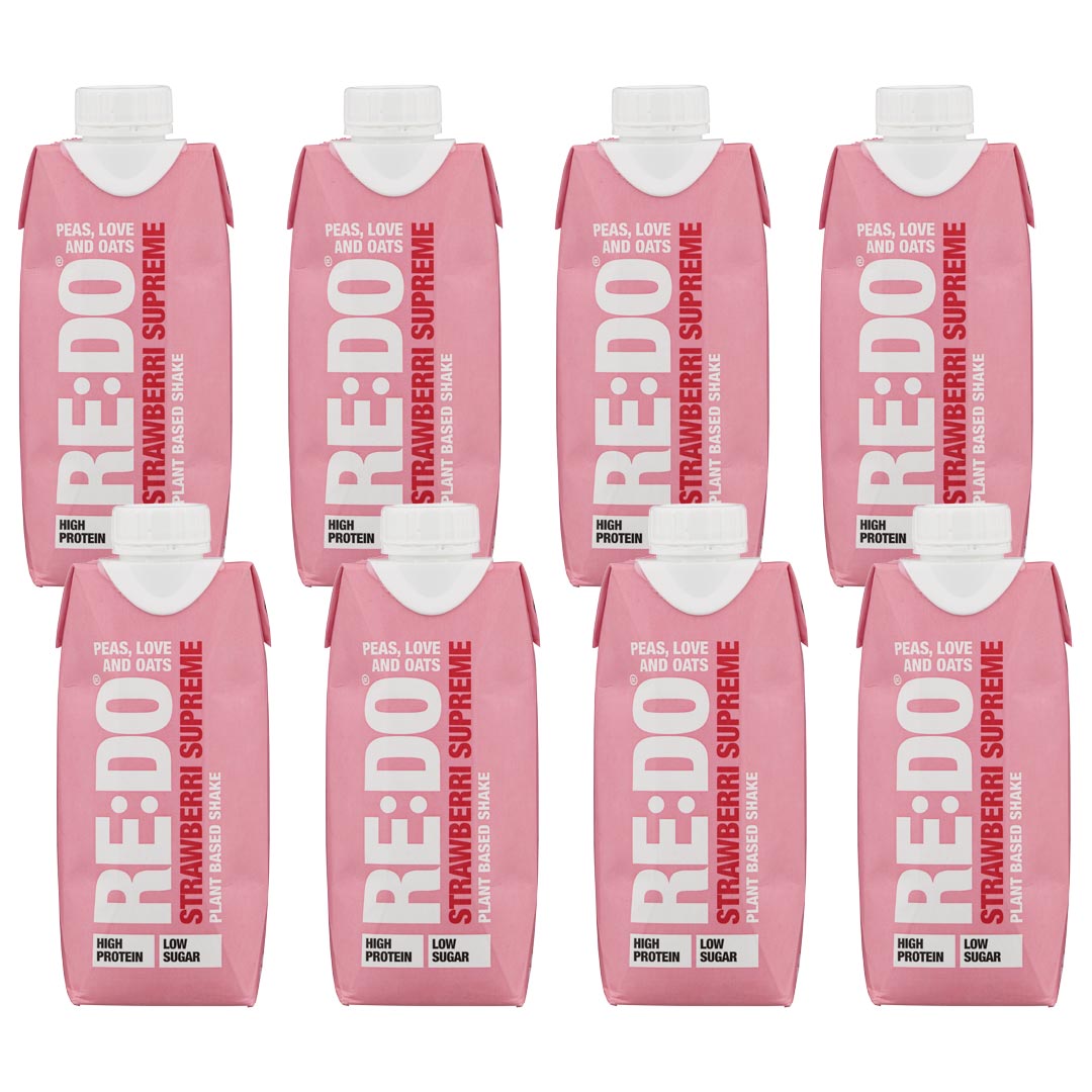 8 x RE:DO Dryck 330 ml Strawberry Supreme