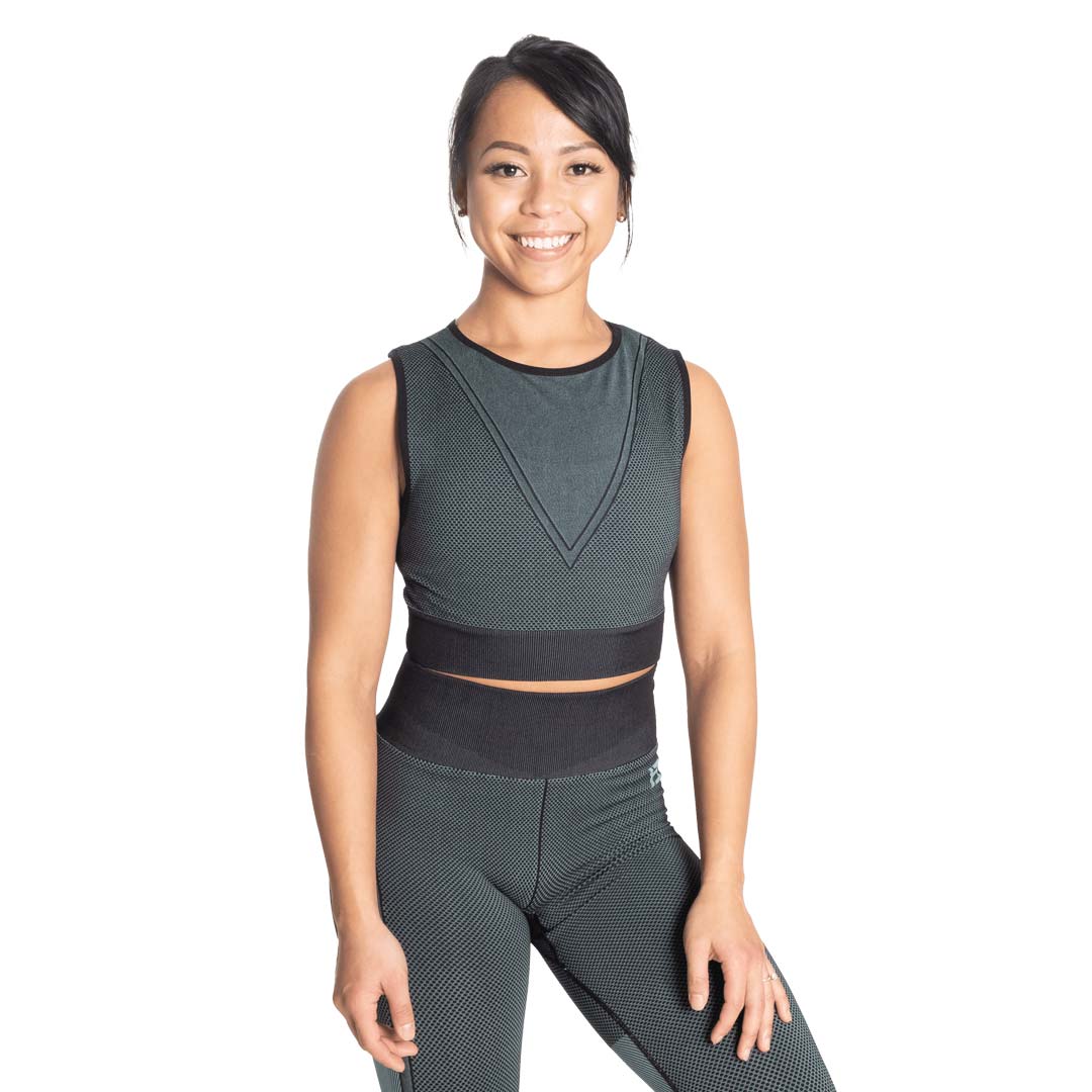 Better Bodies Roxy Seamless Top Teal Green