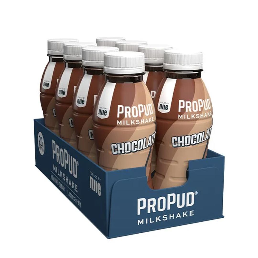 8 x NJIE ProPud Protein Milkshake 330 ml Chocolate