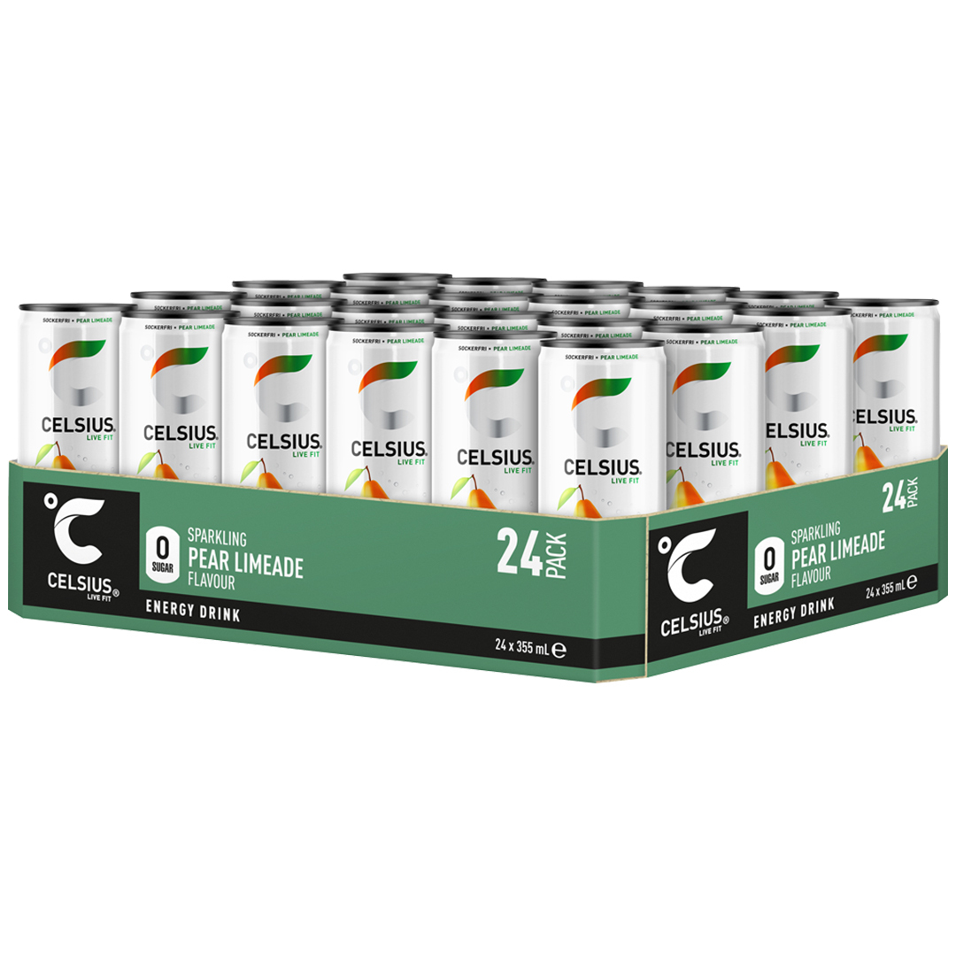 24 x Celsius 355 ml Pear Limeade