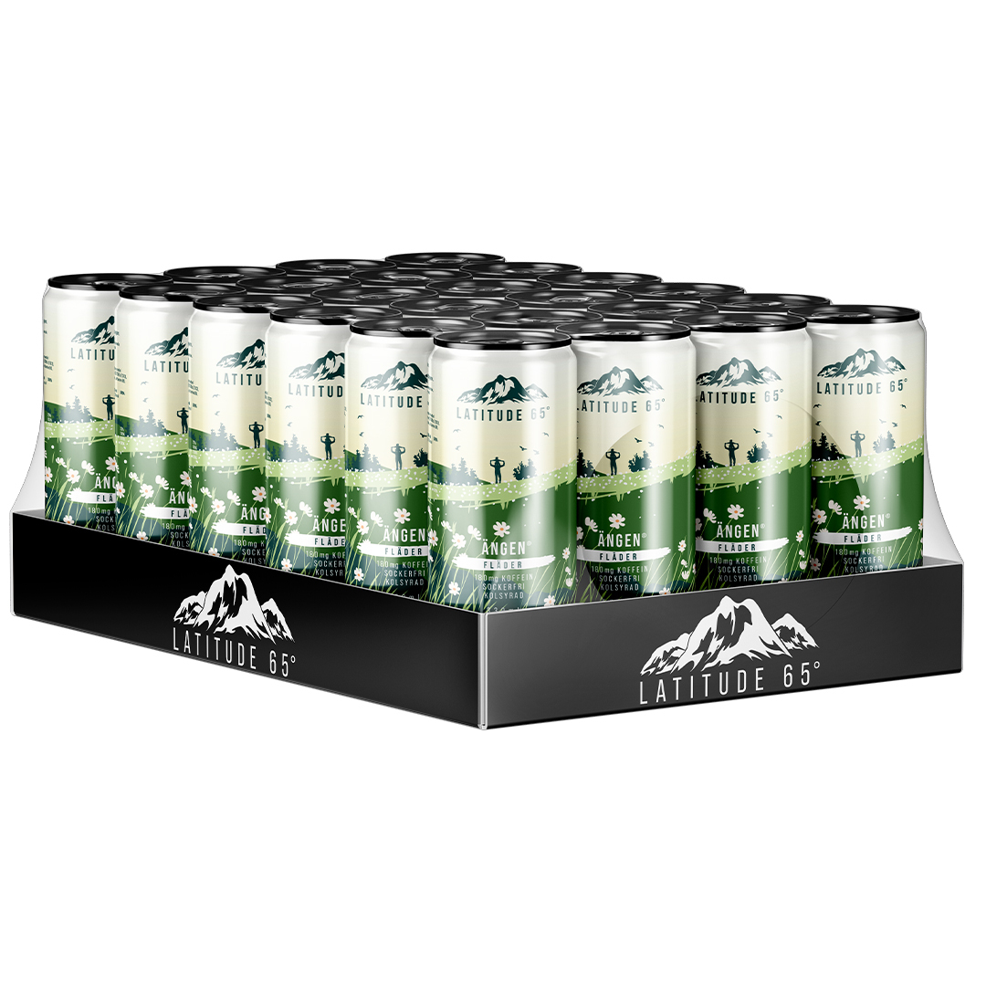 24 x Latitude 65 330 ml Ängen - Fläder