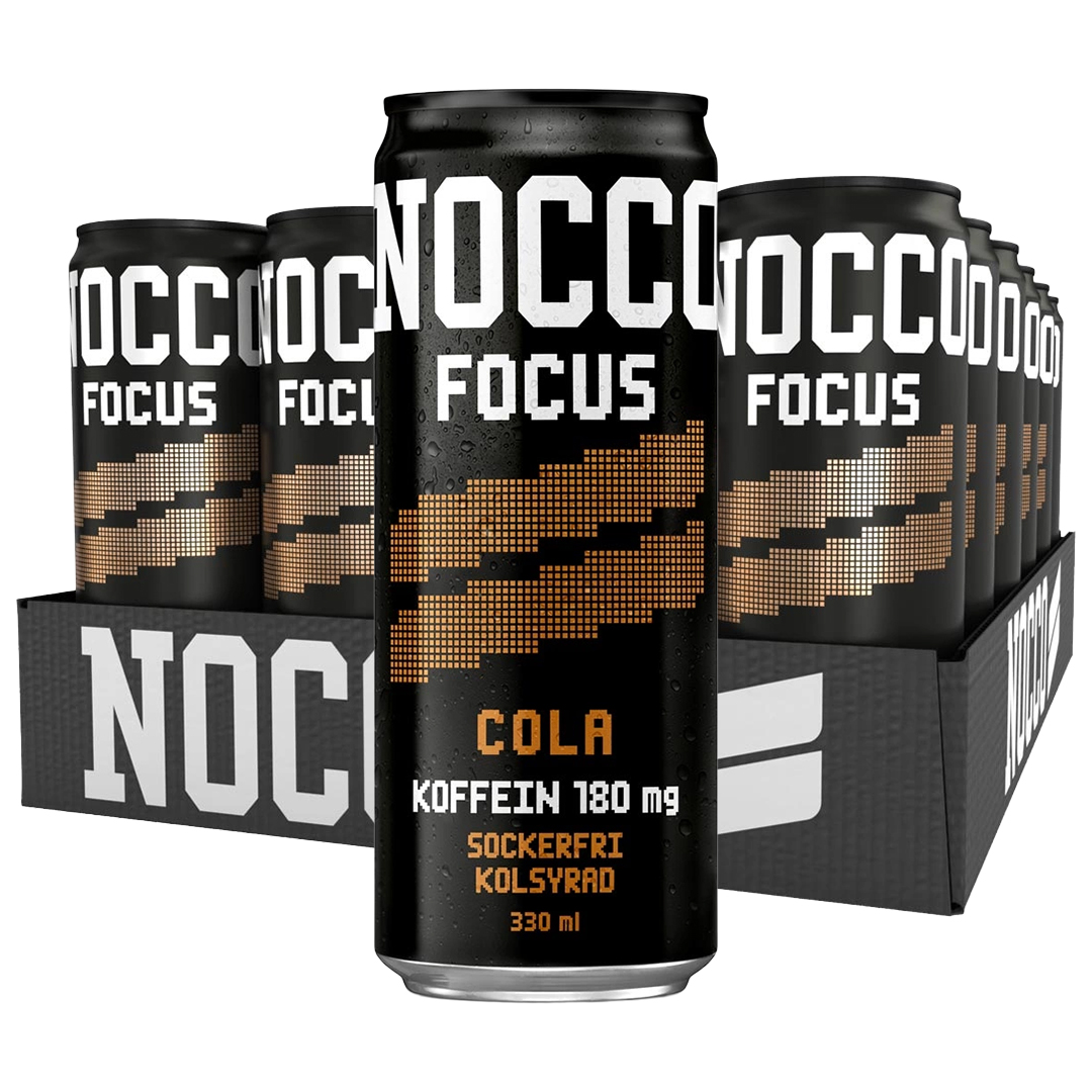 24 x NOCCO FOCUS 330 ml Cola
