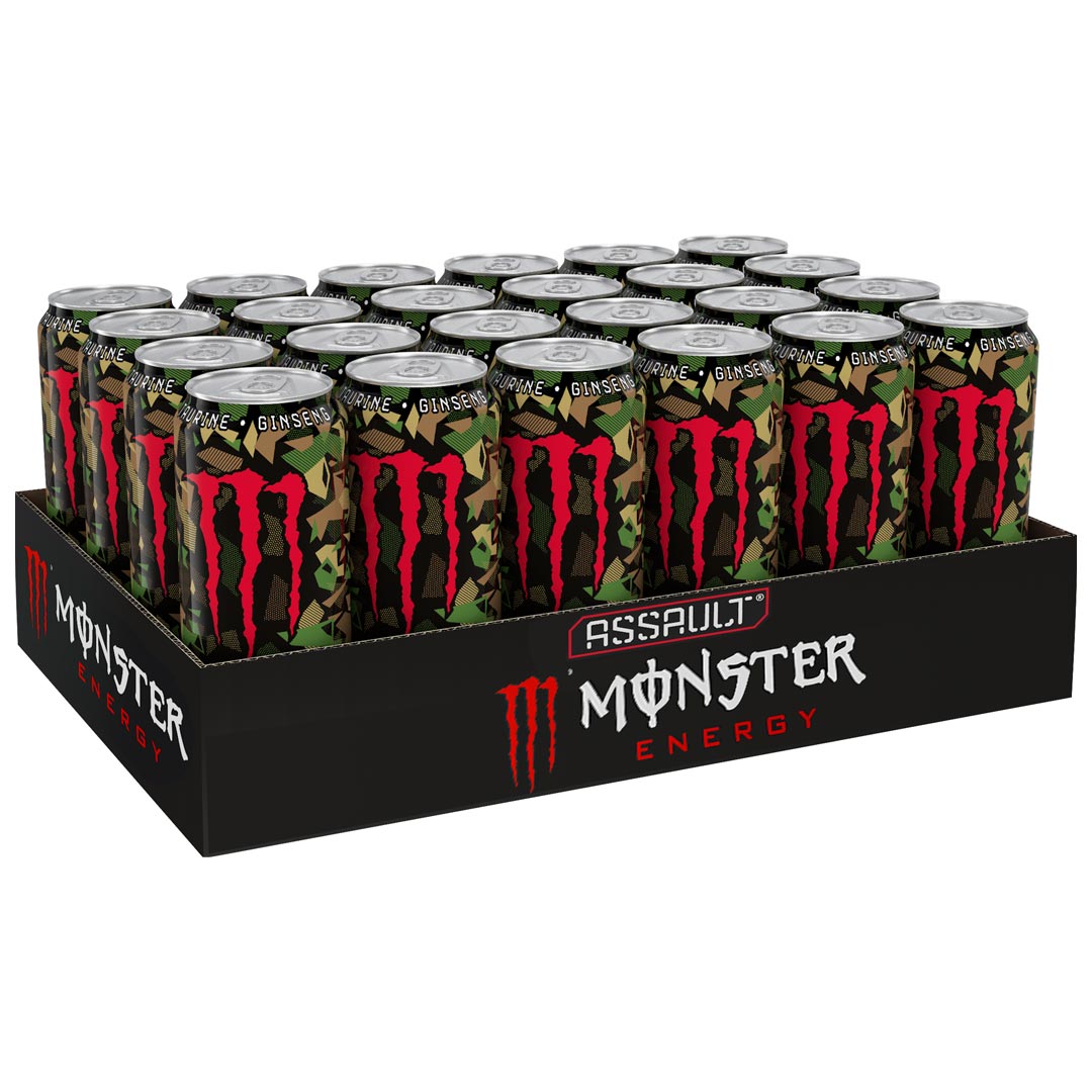 24 x Monster Energy 500 ml Assault