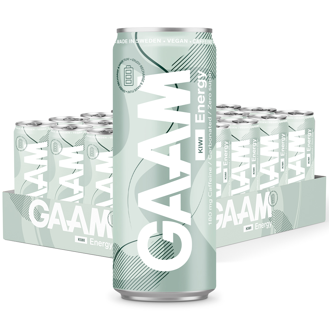 24 x GAAM Energy 330 ml Kiwi