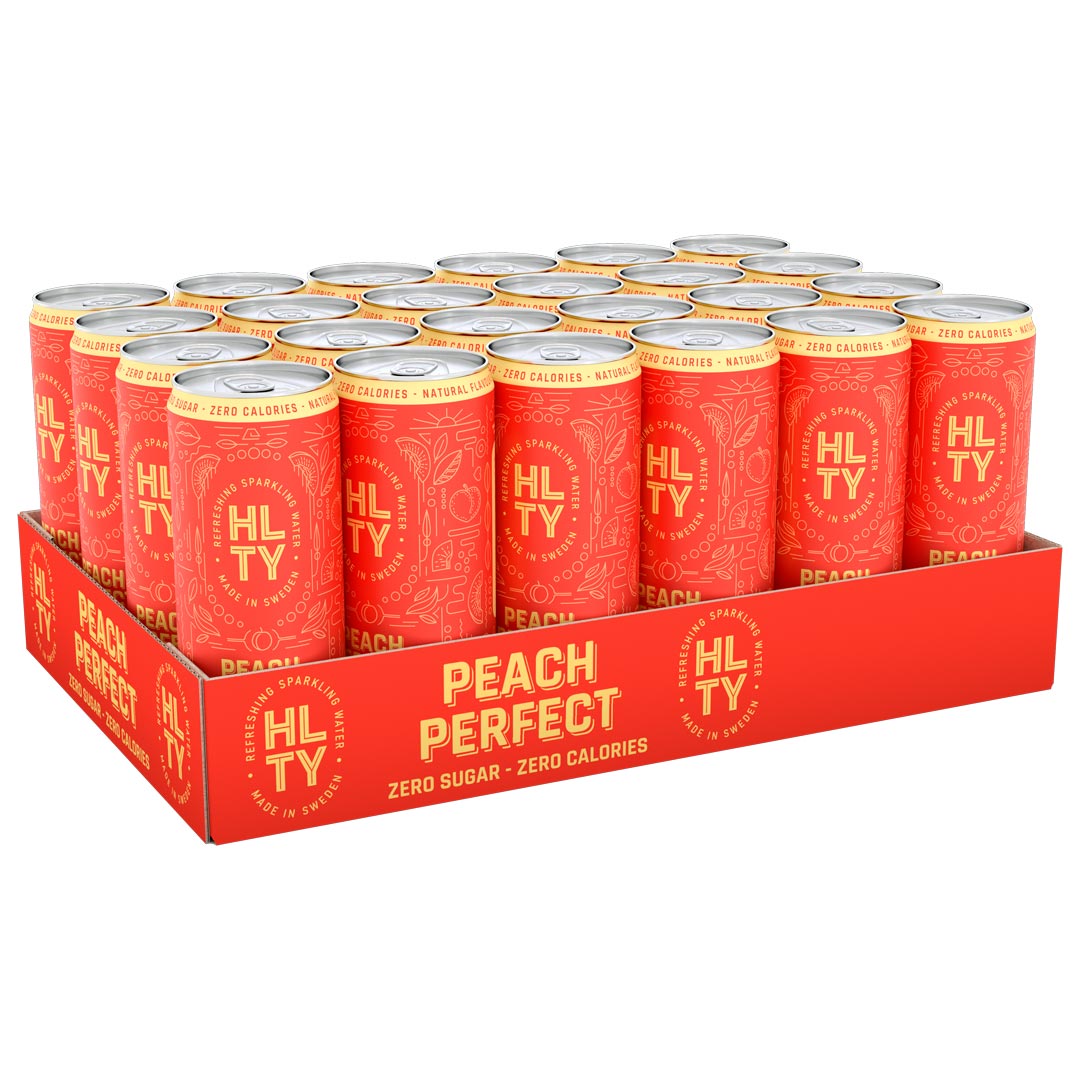24 x HLTY 330 ml Peach Perfect