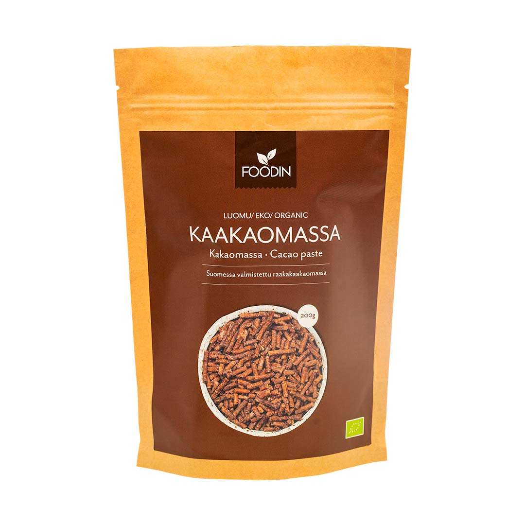 Foodin Organic Cacao Paste Raw 200 g