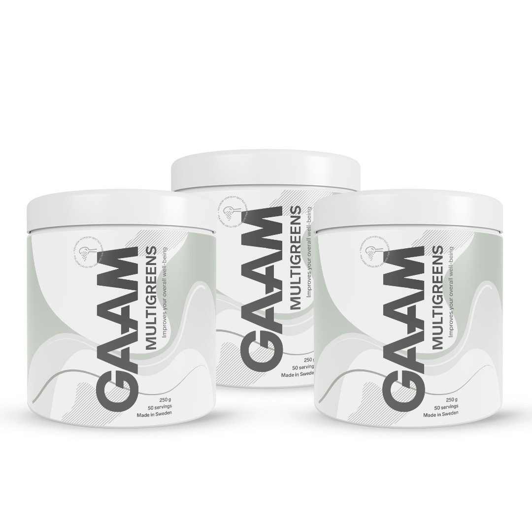 3 x GAAM Multigreens 250 g