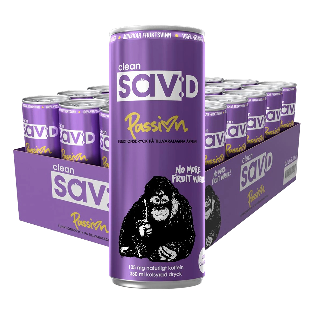 24 x Clean Drink sav:D 330 ml Passion