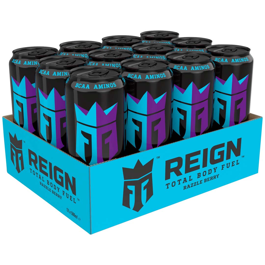 12 x Reign Total Body Fuel 500 ml Razzle Berry