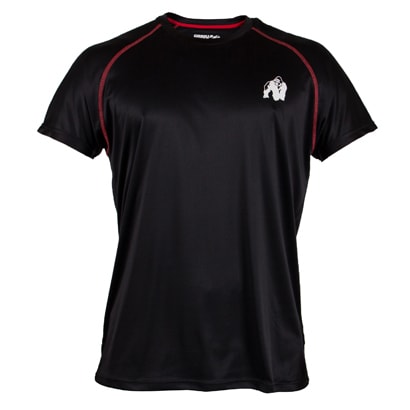Gorilla Wear Performance T-shirt Black/red L
