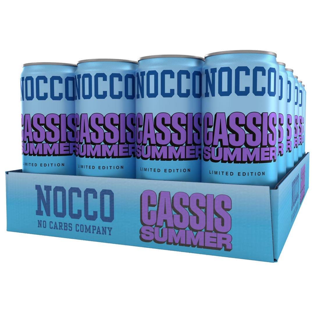 24 x NOCCO BCAA 330ml Cassis Summer