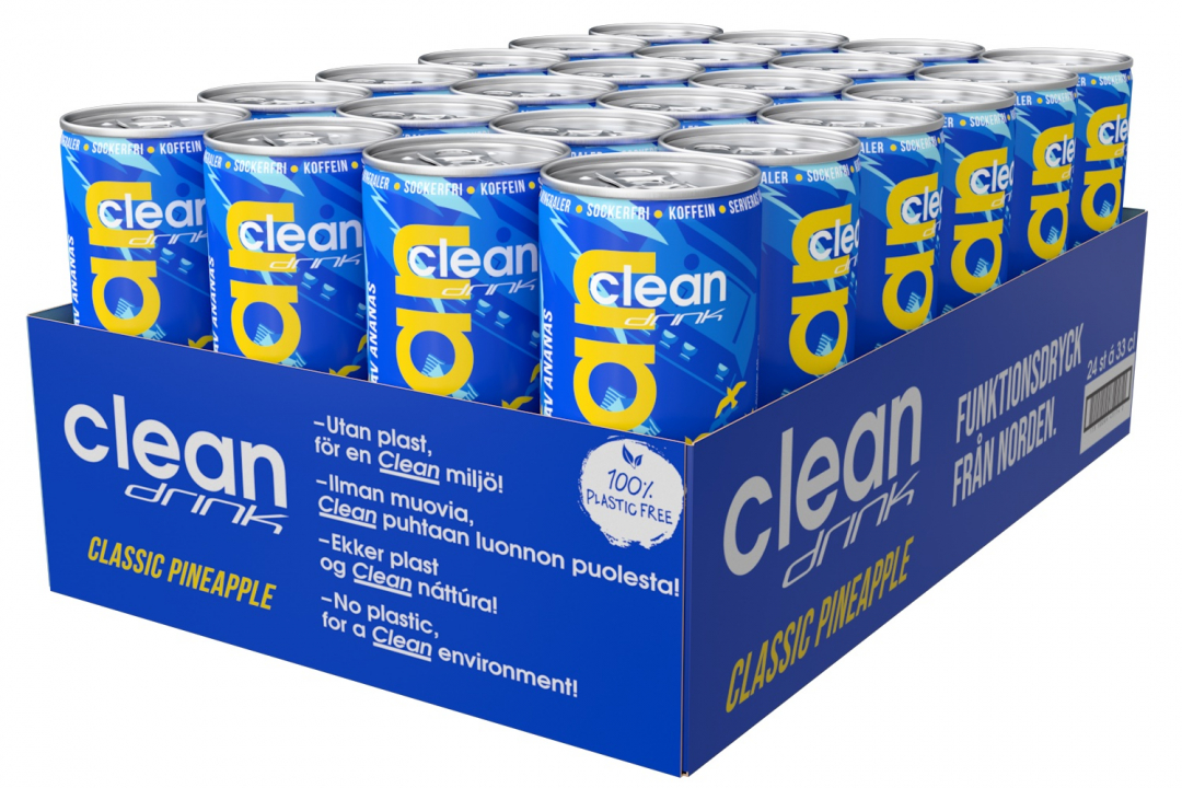 24 x Clean Drink 330 ml