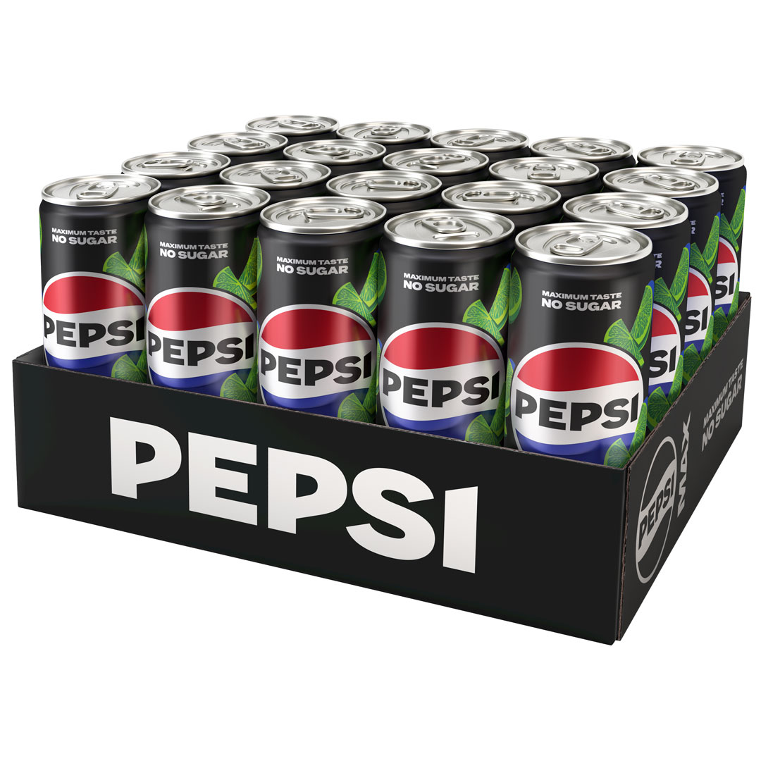 20 x Pepsi MAX 330 ml Lime