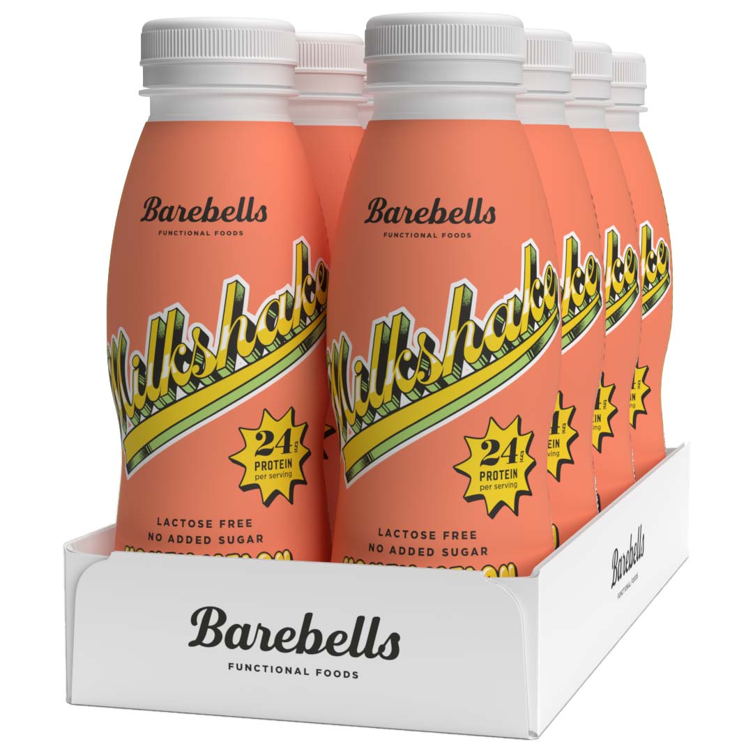 8 x Barebells Milkshake, 330 ml, Honey Melon Prisgaranti & Fri retur