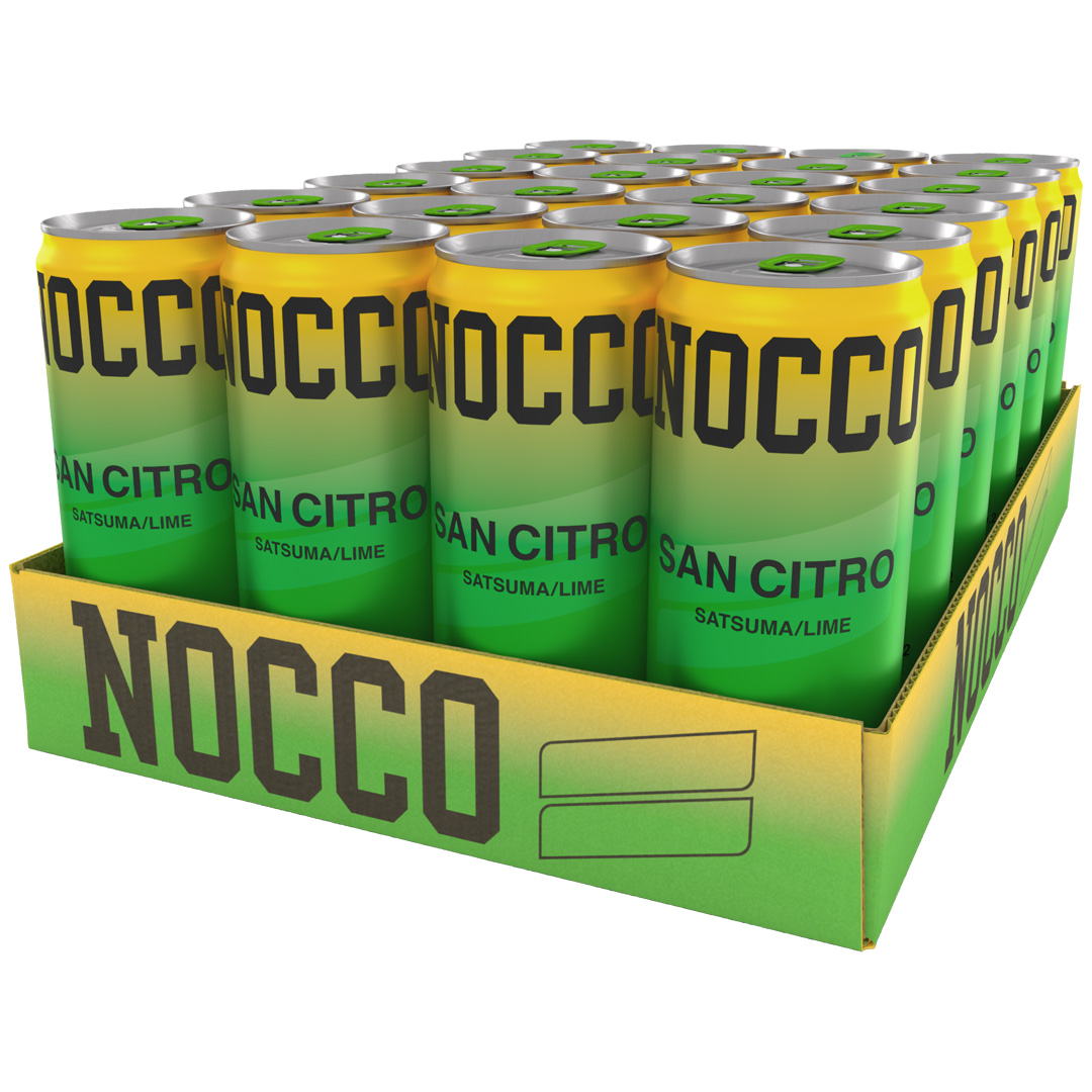 24 x NOCCO BCAA 330 ml San Citro