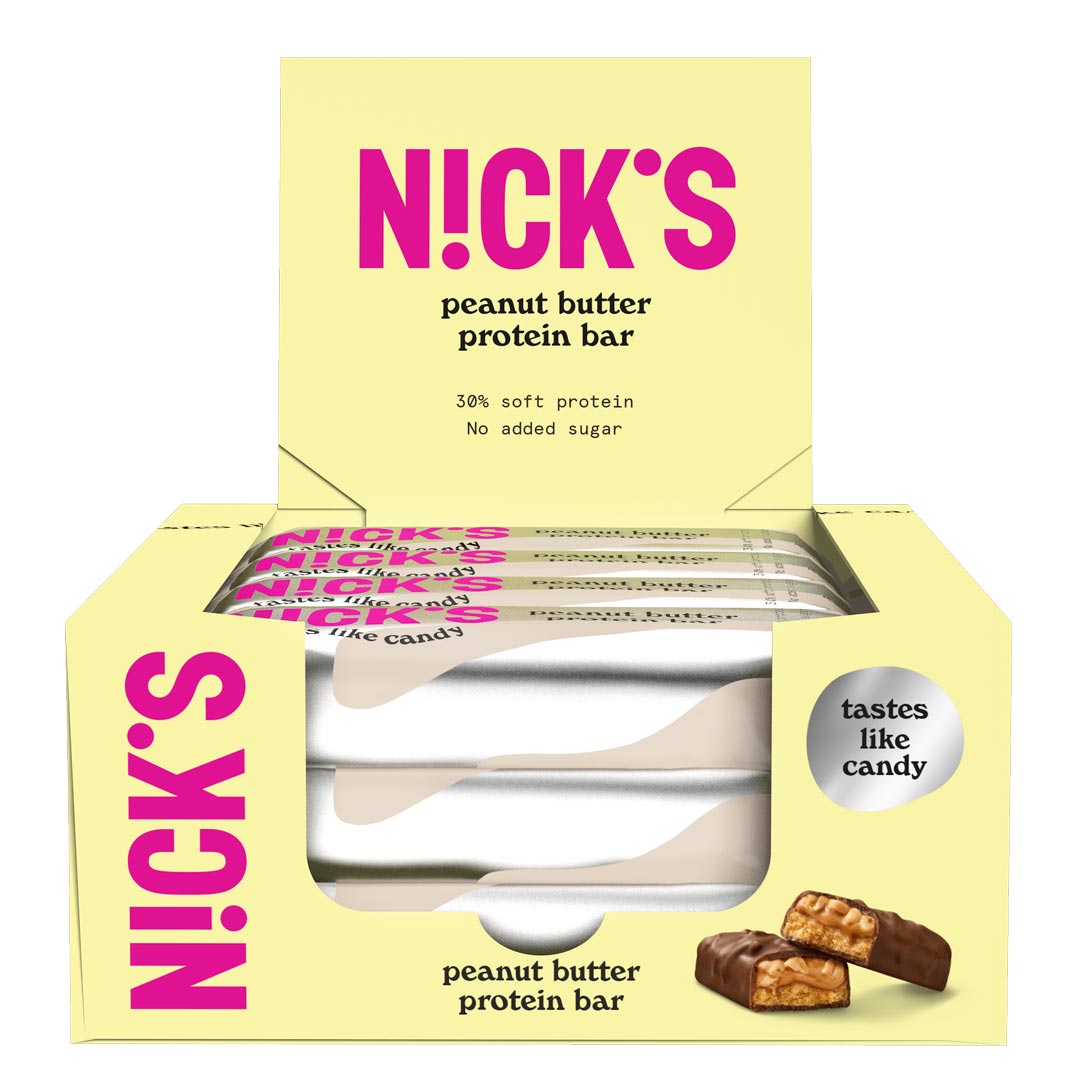 12 x NICKS Soft bar 50 g Peanut Butter