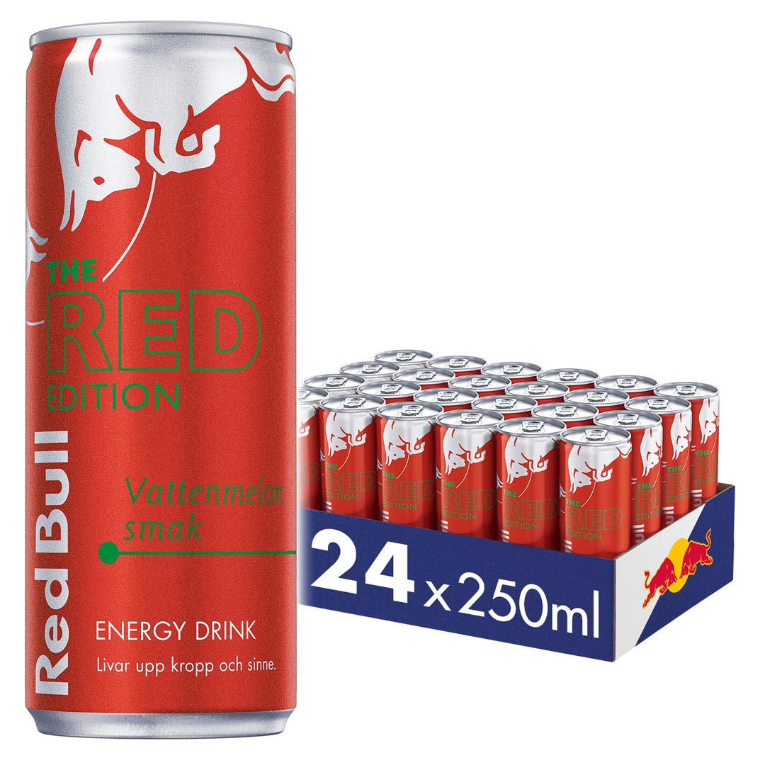 24 x Red Bull Energy Drink, 250 ml, Summer Edition Vattenmelon