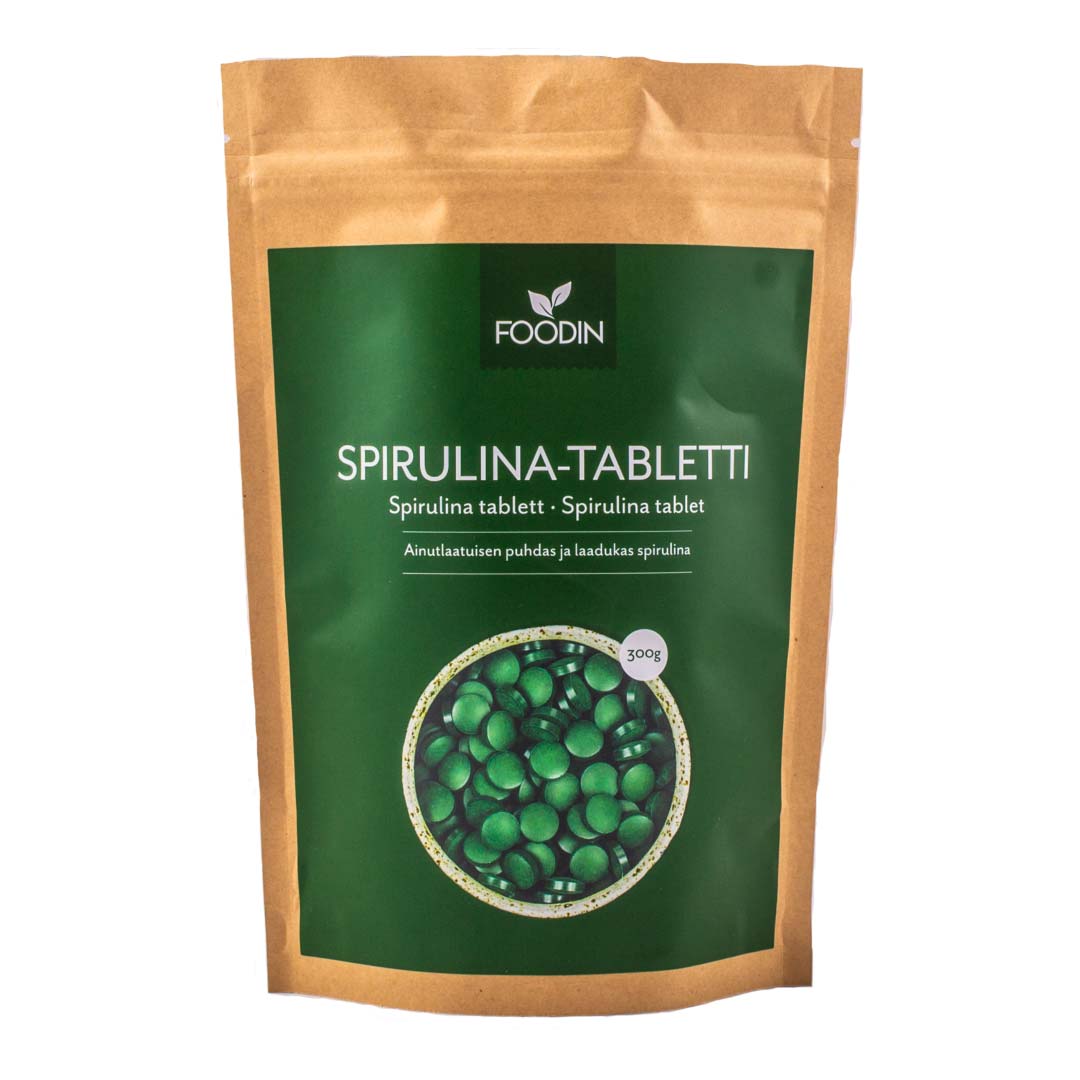 Foodin Organic Spirulina Tablets 300 g