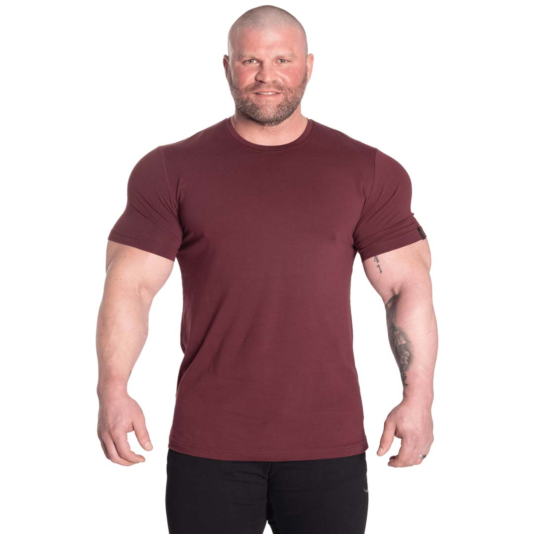 Gasp Classic Tapered Tee, Maroon