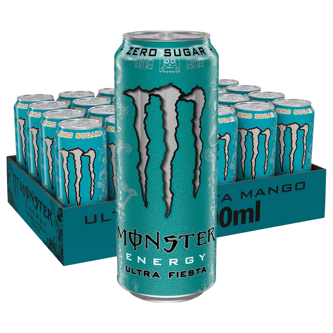 24 x Monster Energy 500 ml Ultra Fiesta (sockerfri)