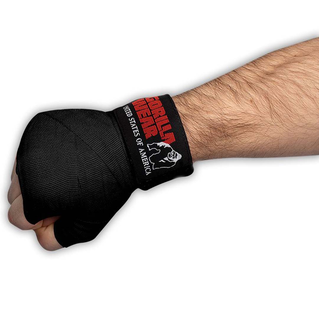 矯正用品・補助ベルト Gasp Power elbow sleeves, Black/Flame M GASP Power Elbow Support svart och orange armbågsskydd