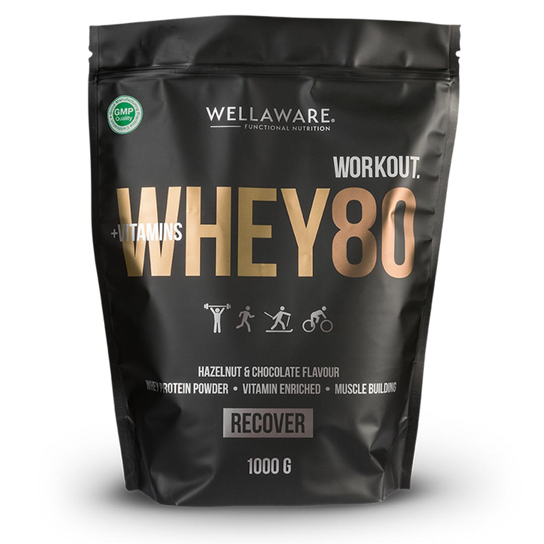 WellAware WHEY80 + Vitaminer 1 kg Vassleprotein