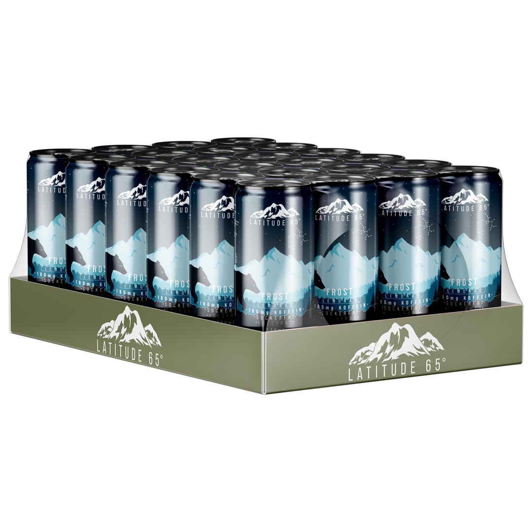 24 x Latitude 65 330 ml Frost - Lemonad