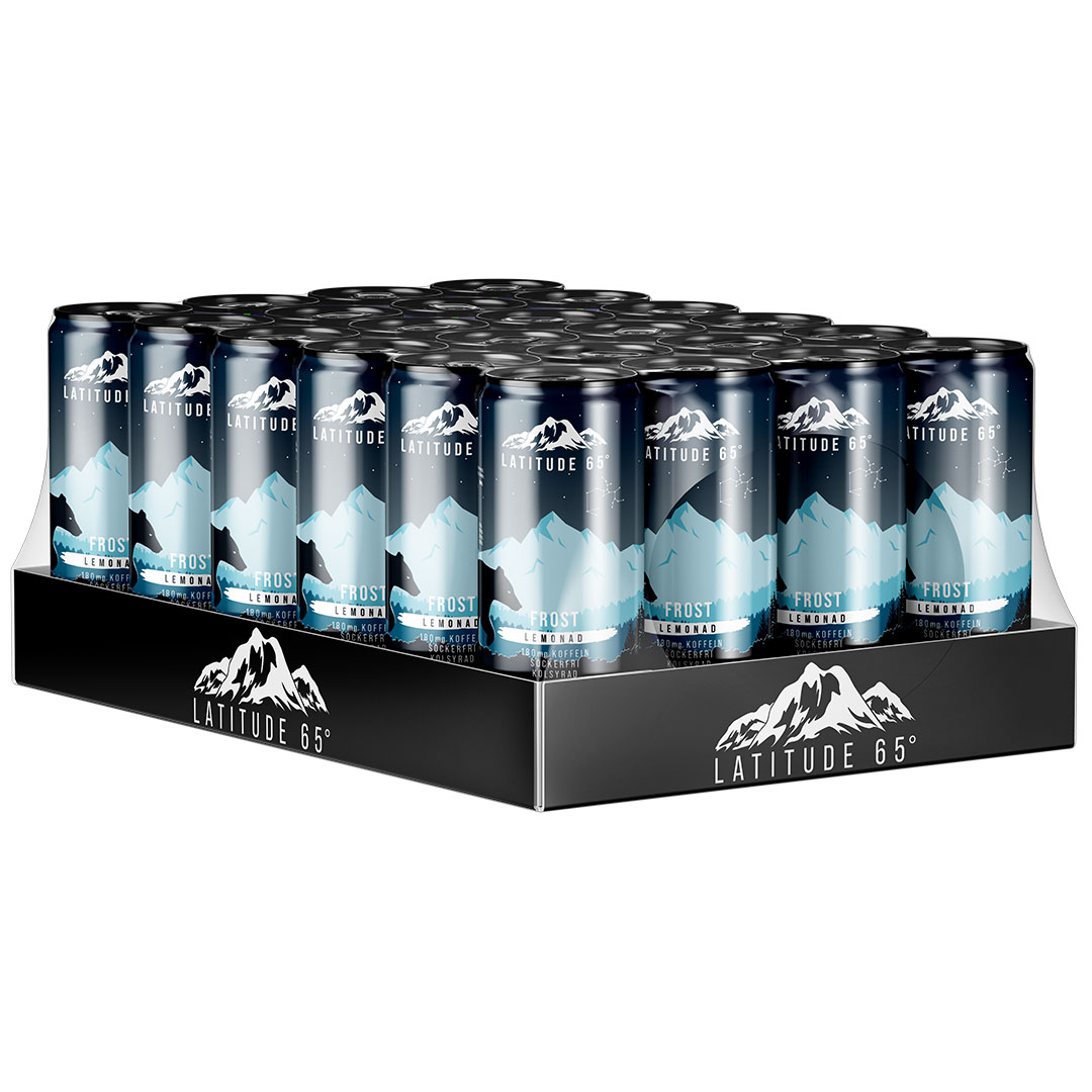 24 x Latitude 65 330 ml Frost - Lemonad