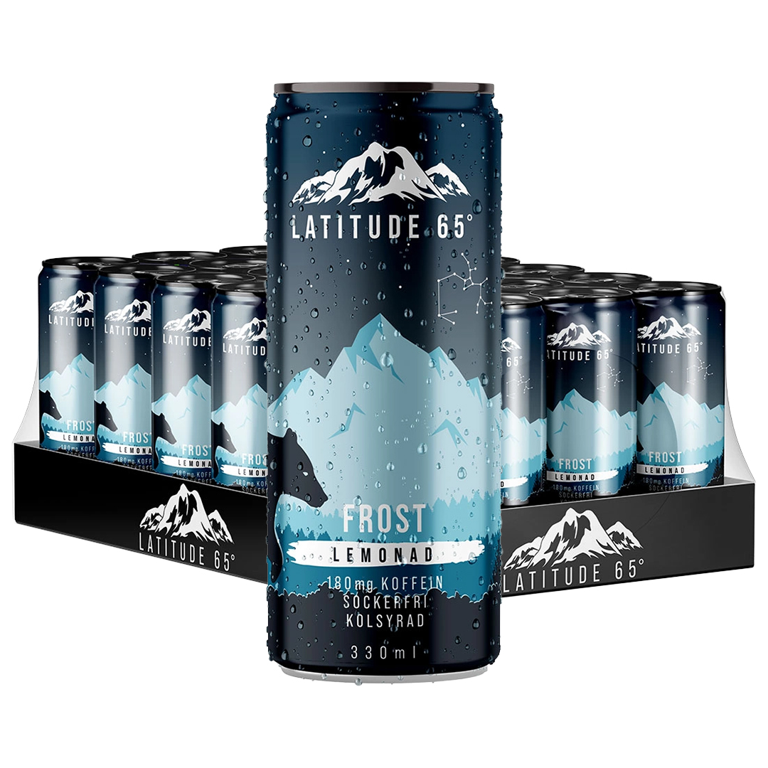 24 x Latitude 65 330 ml Frost - Lemonad